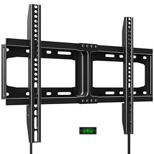 HOME VISION Heavy Duty Fixed TV Wall Bracket for Most 32-86 Inch Flat Screens, Max VESA 600X400mm up to 165lbs/75kg, Universal Slim TV Mount, Space Saving HV8601