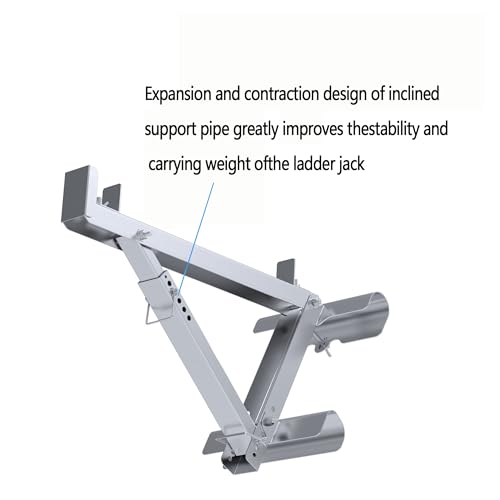 Ladder Jacks 2 Pack Scaffolding Platform Bracket - Two-Rung Short Body Extension Ladder Jack for Working 20 inch Stage