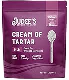Judee’s Cream of Tartar 5 lb - All Natural, Keto-Friendly, Gluten-Free and Nut-Free - Use for Baking as a Stabilizer, Cleaning and Crafting - Made in USA