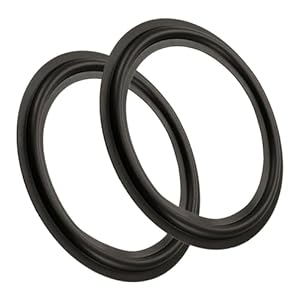 Recambo Lautsprecher-Sicke 2er-Set passend für Magnat Sonobull C 6 Zoll - präzise Passform - exakte Zentrierung - bündige Kanten - vibrationsarm - Reparatursatz Lautsprecher