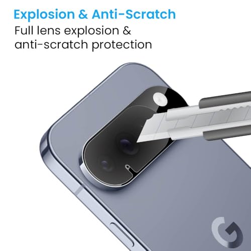 Image of FIRST MART Black Camera Lens Protector for Google Pixel 10 Pro | 9H Tempered Glass, HD Clear, Scratch Resistant, Anti-Fingerprint, Case-Friendly | Pack of 1