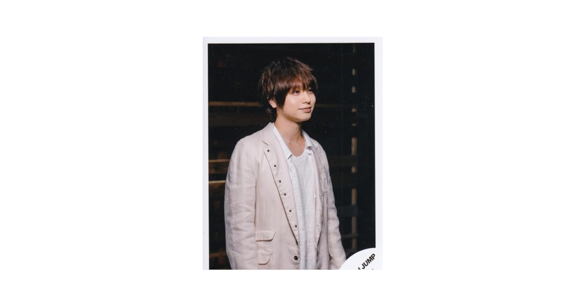難小★Hey!Say!JUMP 伊野尾慧・キスマイ 二階堂☆公式写真 Jロゴ✨② Hey! Say! JUMP・伊野尾慧が「TVガイドAlpha」表紙に初登場