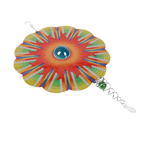 Wind Spinners For Yard And Garden - 12 Inch Beautiful Wind Spinner With Ball Spiral Tail, Kinetic Wind Sculptures & Spinners, 3D Yard Spinners & Garden Wind Spinners, Yard Decorations Outdoor #TOP4