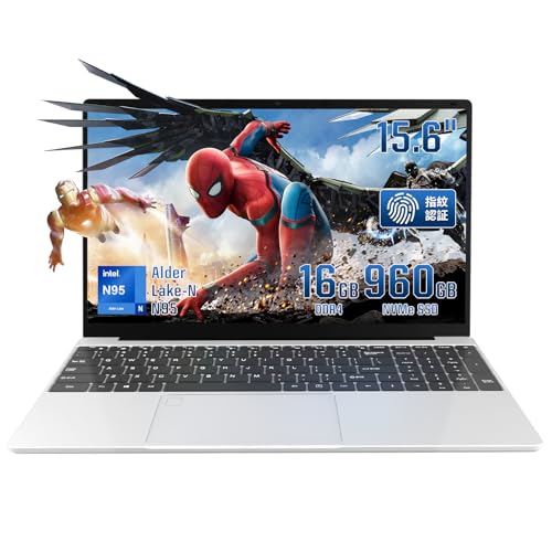 �m�[�g�p�\�R�� office���� Win 11Pro ��12���� n95 �p�\�R�� �m�[�g 15.6�C���` ���{��L�[�{�[�h�t�B�����t�� ������16GB Nvme SSD 1TB �𑜓x:1920*1080p/�e���L�[�t��&�o�b�N���C�g�t��&�w��F�� �m�[