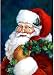 Full Drill Diamond Painting Kits for Adults, BENBO 11.8x15.8 Inch Santa Claus DIY 5D Rhinestone Embroidery Cross Stitch Pictures Arts Craft Christmas Home Wall Decor