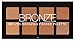 BYS Bronzing Powder Palette - 8 Color Shades - Bronze, Contour, Sculpt, Highlight Makeup Set, Matte & Shimmer Finish