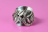  ROSEN Ring 800er Silber Besteckschmuck Ring, ca. 63 (20)