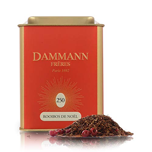 Rooibos De Noël, Rooibos Weihnachten aromatisiert Nr. 250, Sonderedition Weihnachten 2020, lose in Blechdose, 90 g, Dammann Frères Cover