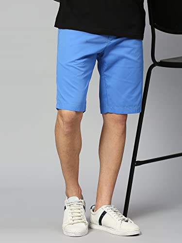 Image of Thomas Scott Men's | 100% Cotton | Solid | Above Knee | Button Closure | Chino | Casual Shorts for Men
