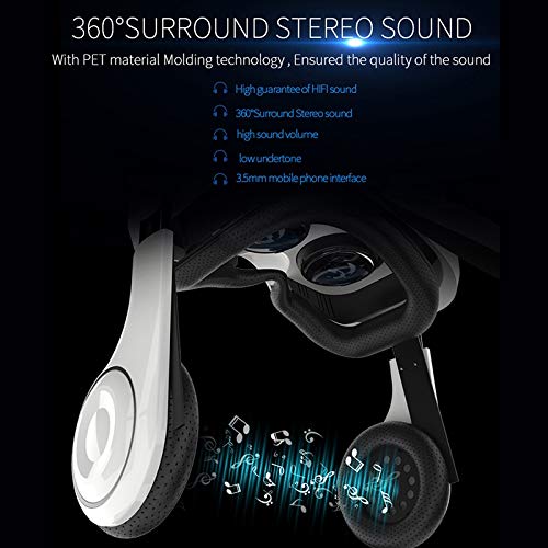 VR Equipos, Equipos de AR, Gafas 3D CTJ BOBOVR Z4 3D de cartón Casco de Realidad Virtual VR Vasos Auriculares estéreo Caja for el teléfono móvil (Blanco) (Color : Blanco)