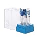 MAKARTT Blue Tungsten Carbide Nail Drill Bits Set 7Pcs B-09 Less Dust Acrylic Nail File Drill Bit Manicure Pedicure