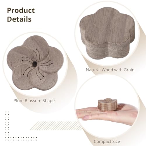Difusor aromático eléctrico madera natural 3 piezas miniatura 5