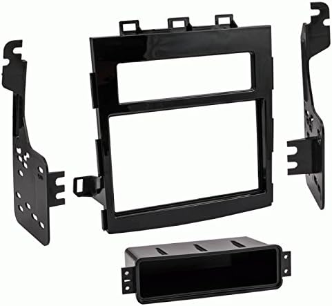 Double Din Install Car Stereo Dash Kit for a Aftermarket Radio Fits 2017-2019 Subaru Impreza Trim Bezel is Painted High Gloss Black