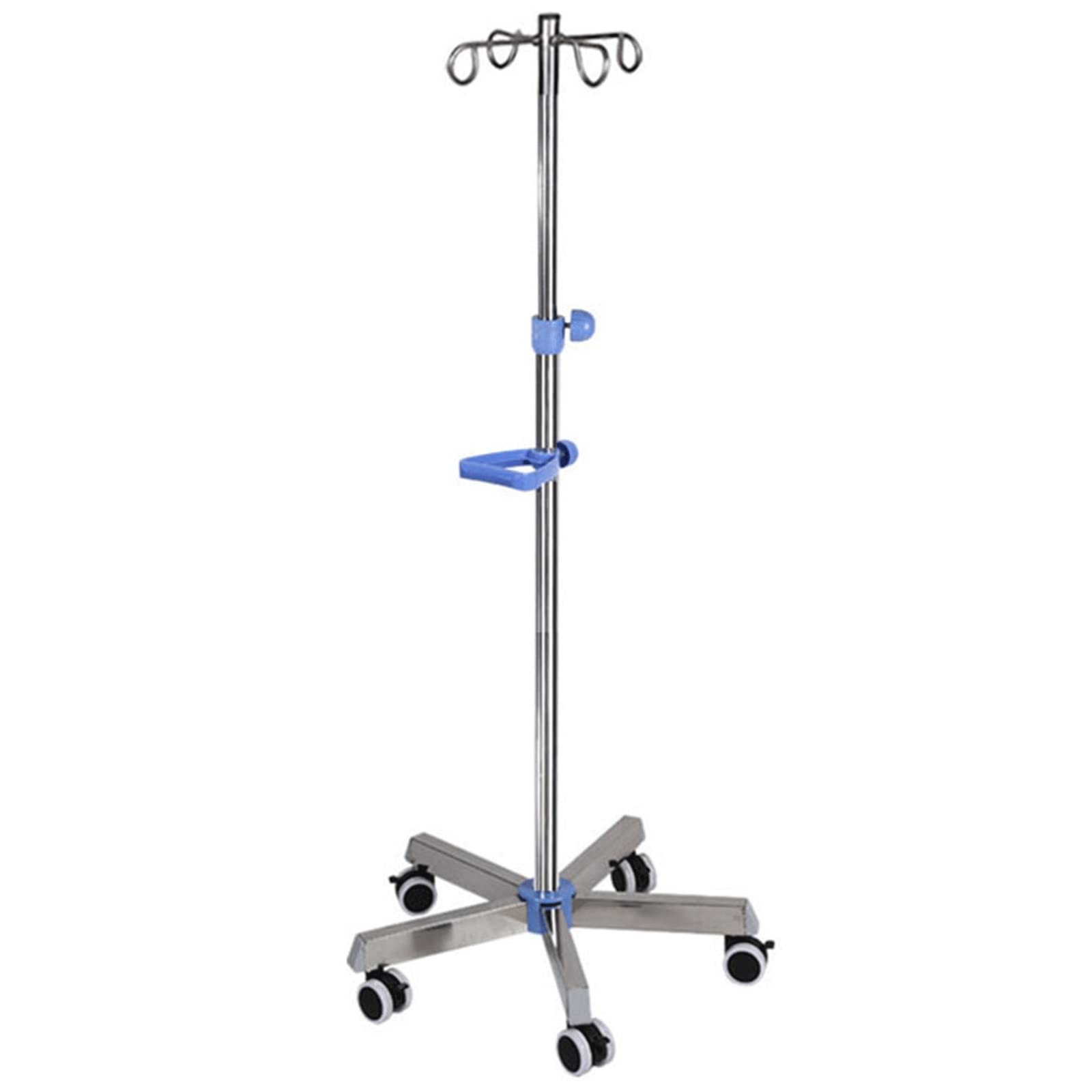 Buy IV Drip Stand With Wheels, Adjustable Height IV Poles Stand