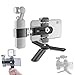 RCGEEK Phone Mount for OSMO Pocket Protecting Smartphone para Adaptador Accessory Mount Aluminum Quick Release Magnet Inside with Hot Shoe and 1/4 Screw Hole Compatible with Tripod Microphone Flash