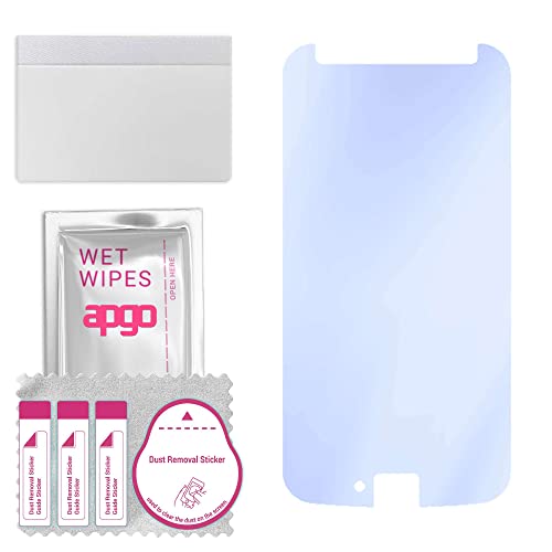 apgo Protector de pantalla Hybrid Glass 9H para Motorola Moto X4