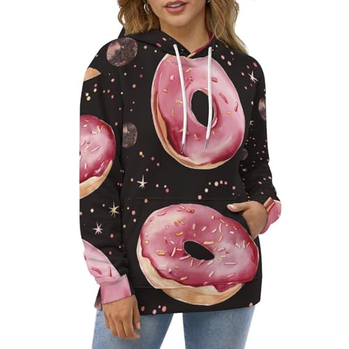 Sweatshirt Pullover Beignet Étoile Planète pour Homme et Femme S - 2