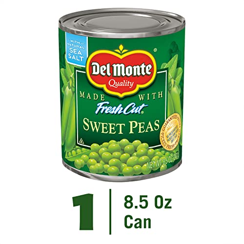 Image of Del Monte Canned Fresh Cut Sweet Peas, 8.5 Ounce (Pack of 3)