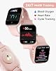 Smart Watch de 1.95" para Mujer con ALEXA, Reloj Fitness para Teléfono Android iOS | Función de Llamada, Notificaciones de Mensajes, Podómetro, Ritmo Cardíaco, Monitor de Sueño, 100 Modos Deportivos, IP68 Resistente al Agua, 100 Carátulas de Reloj 6