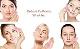 Mina Heal Różowy kwarc Gua Sha i Jadeit zestaw wałków do twarzy skrobanie przeciwzmarszczkowe przeciw starzeniu się skóry detoksykacji i odmłodzenia