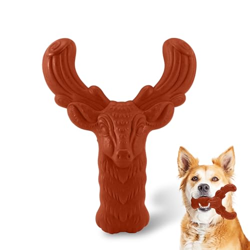 Rishoesu Indestructible Dog Chew Toys for Aggressive Chewers, Tough and Durable Dog Toys for Large Medium Small Dogs, Real Bacon Flavor, Best Dog Toys to Keep Them Busy