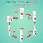 Fruit Skin Care Set for Teens – Pomegranate Daily Routine for Smooth Skin, Oil Control, Hydration & Glow – Perfect Skincare Gift for Girls and Women, All Skin Types