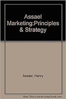 Assael Marketing:Principles & Strategy (The Dryden Press series in marketing) 0030166225 Book Cover
