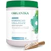 Organika Enhanced Hydrolyzed Collagen Peptides Powder: Easy Absorption Unflavored Collagen Powder for Skin, Hair, Nails, Joints, Muscles, Gut - Keto, GMO-Free, Grass-Fed (1.1 Pounds)