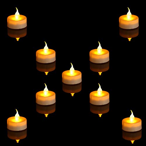 Wilrigir Led Remote Tea Lights With Timer ,Electric Fake Candles ,Flickring Amber Flameless Votive Lights ,Tealight Candles For Wedding And Home Decoration ,Pack Of 12 #TOP3
