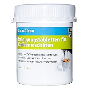 Reinigingstabletten voor volautomatische koffiemachines & koffiezetapparaten - 150 stuks à 2g - Compatibel met Jura, Siemens, Delonghi, Philips, Saeco, Melitta, Krups, Bosch, Miele en meer.