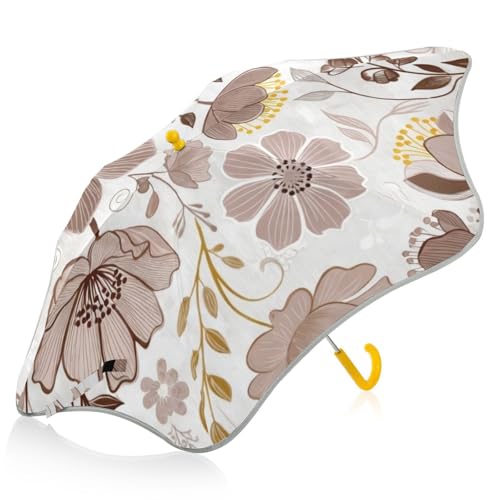 Paraguas bohemio infantil multicolor con mango de gancho ergonómico 2