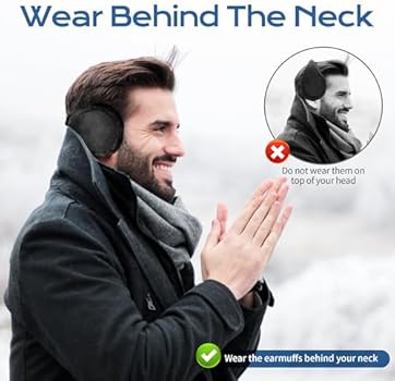 Oorkappen, Verstelbare Oorwarmer Unisex Oorkappen Winter Achter Het Hoofd Opvouwbare Stijl Voor Mannen En Vrouwen Oorkappen, Verstelbare Oorwarmer Unisex Oorkappen Winter Achter Het Hoofd Opvouwbare Stijl Voor Mannen En Vrouwen