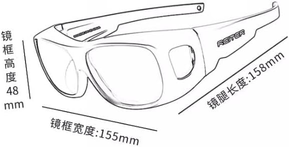 1070nm 1080nm OD 6 can be set with myopia glasses, welding LED goggles