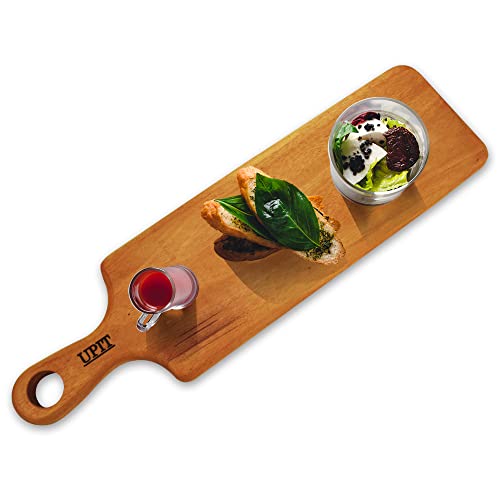 UPIT Wood Serving Tray - Cutting Boards with Handle -