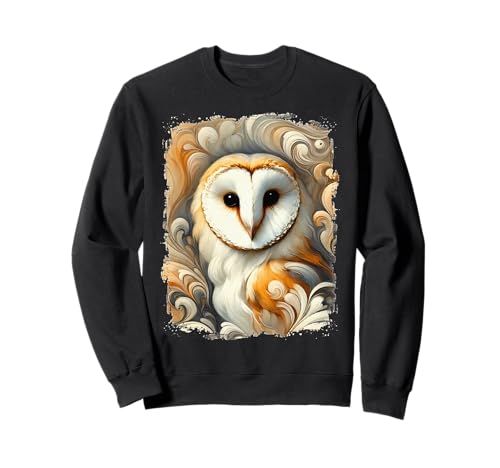 Kunstvolle Eule als Buntes und Abstraktes Kunstwerk Sweatshirt
