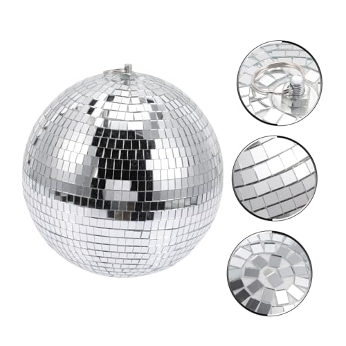 Bola espejada decorativa Toddmomy, esfera reflectante plateada para fiestas, discotecas y eventos temáticos miniatura 5