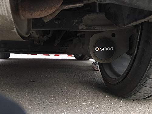 SHIFENG Gummistopfen für Smart Fortwo Forfour 453 451 450 Auto-Chassis, hintere Rohrleitung, wasserdichter Abdeckstopfen (Smart-Logo)