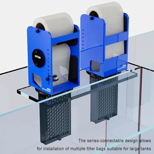 Filtro automatico a rullo per acquario, controllo APP, induzione a livello di liquido, installazione sospesa, per serbatoio di acqua da 4800 litri
