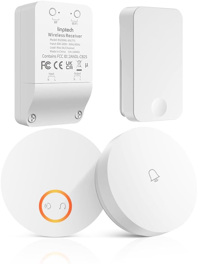 Linptech G6L-TY Doorbell and Smart Wifi Relay Components