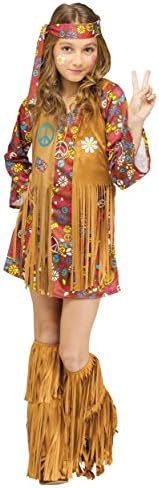 Fun World Child Peace & Love Hippie Costume Medium (8-10)