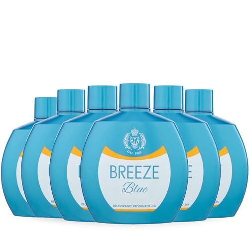 BREEZE | Deodorante Squeeze Blue, 6x100 ml