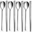 Silver Chopsticks Spoons Set