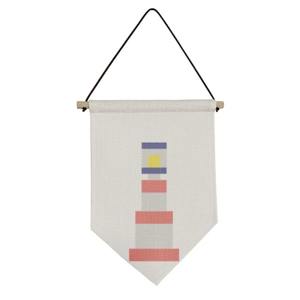 Bandera de lona náutica con diseño de torre de vela de verano para colgar en pared 4