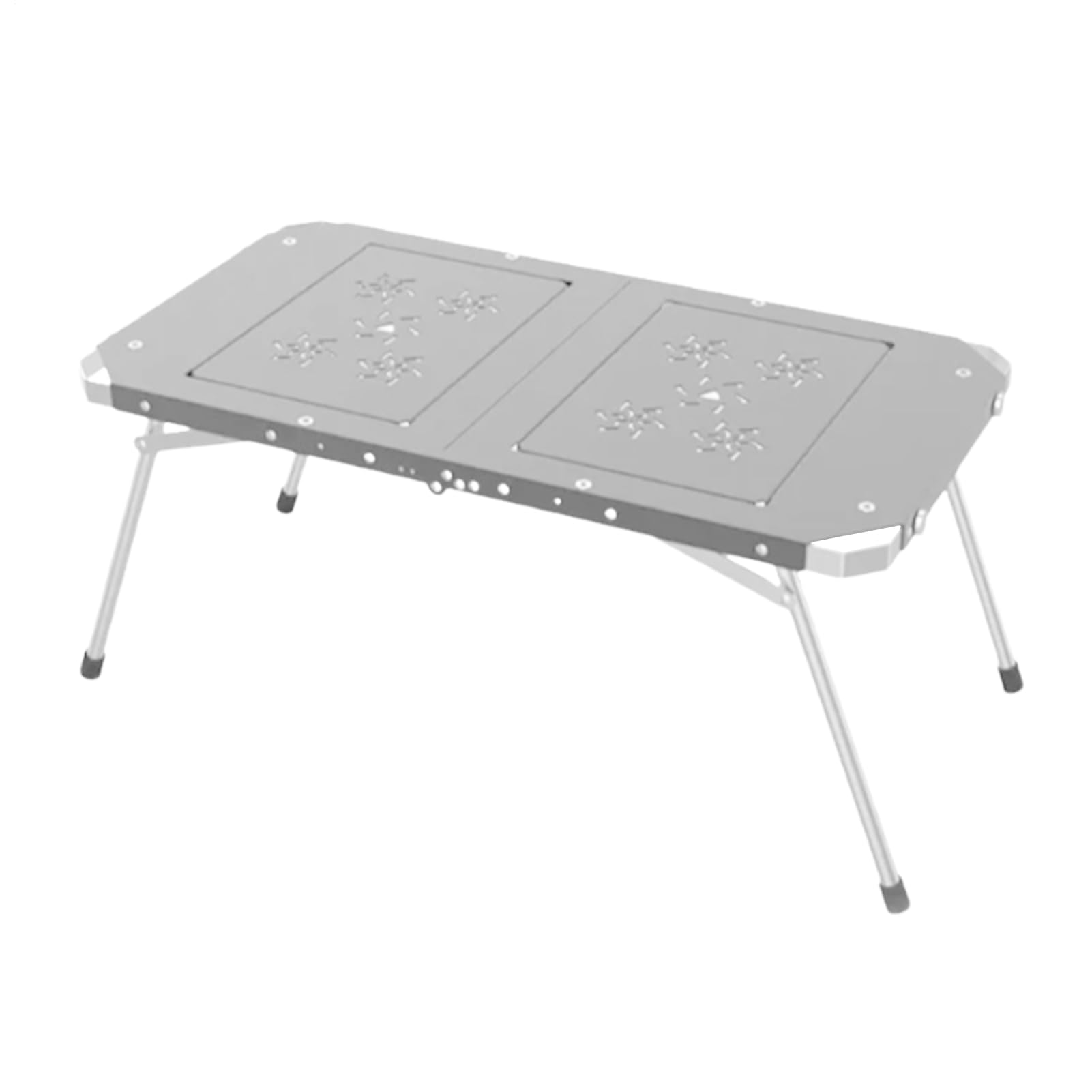 Składany stół | i przenośny aluminiowy sprzęt piknikowy - aluminiowy stół kempingowy, na spotkania rodzinne, sport, dom, patio, piknik, wędkarstwo, ogród, kemping