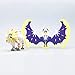 Figura De Acción De Pokemon Versión Japonesa Lunala Solgaleo Colección De Muñecas Regalos 2 Unids / Set 8 Cm