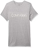 Calvin Klein Men's Ck Chill Lounge Logo T-Shirt, Wolf Grey Heather, M