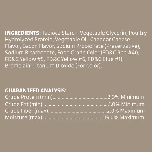 Wonder Bound Bacon & Cheese Flavor Dog Twist Sticks - 55 Count - Rawhide-Free Dog Treats, Dental Health Chews for Plaque & Tartar Control, Easy to Digest, Long-Lasting