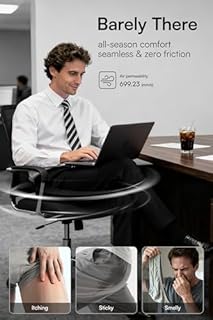 GOOTUCH Mens Underwear Briefs Odor Control, Moisture Wicking Ultra-Stretch Seamless Modal Underwear, Silver-Ion Tech(Black/Dark Gray/Green/Grey Blue, L)