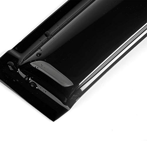 2pcs Original Shatterproof Rainproof Side Window Wind Deflector for Jeep Wrangler 97-06,Outside Mount Rain Guard Set,Nice Looking Window Visors for Cars,Vent Deflectors for 1997-2006 TJ Wrangler 92054 by Kucaruce - Image 4