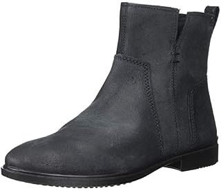 ECCO Women's Touch 15 Ankle Boot, Black Suede, 39 M EU (8-8.5 US)